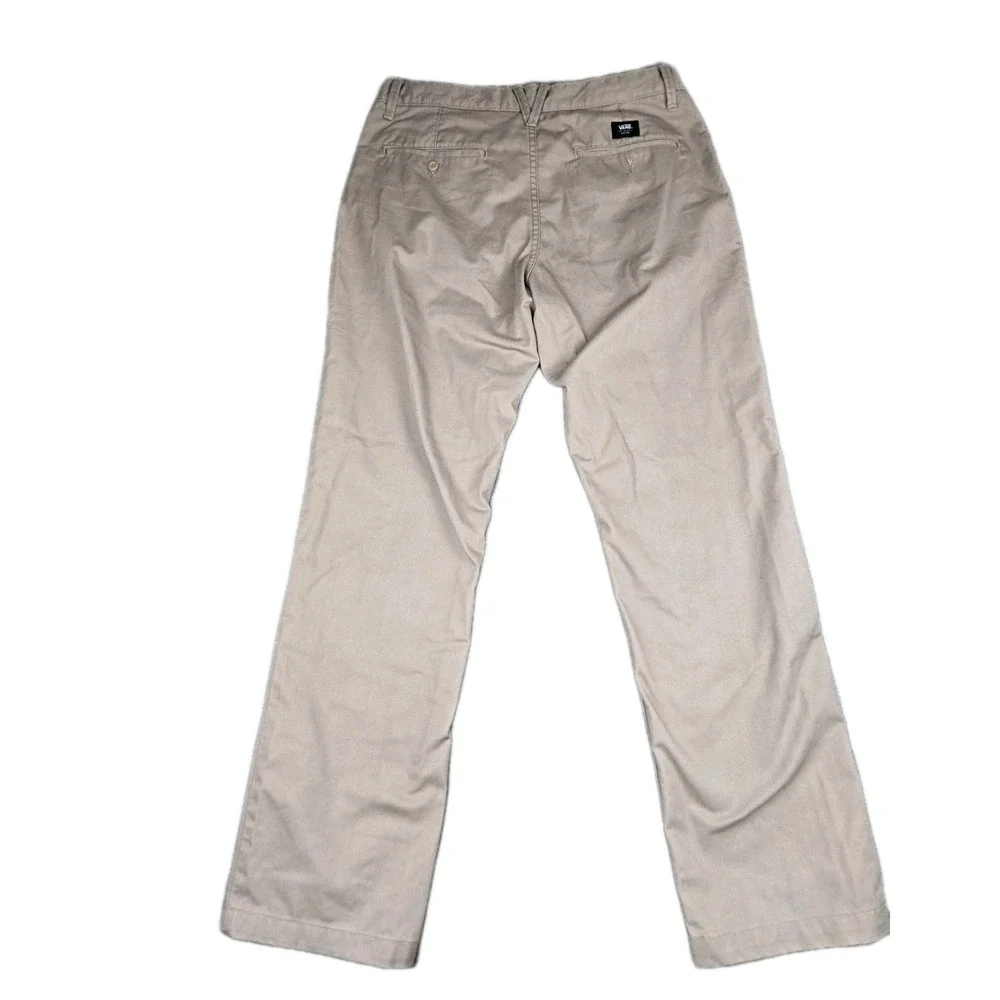 Vans Authentic Chino Pants Mens 32 Khaki Relaxed Fit Casual Skate Classic Beige